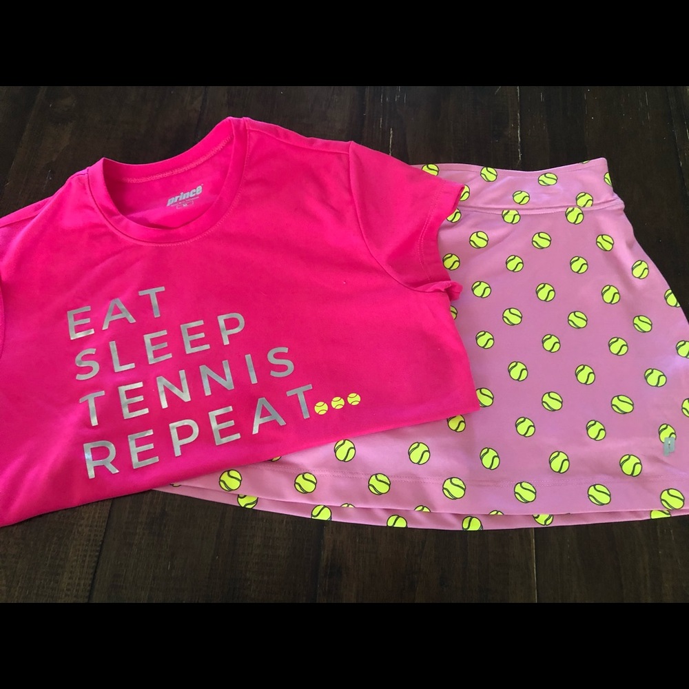 Girls Prince tennis outfit